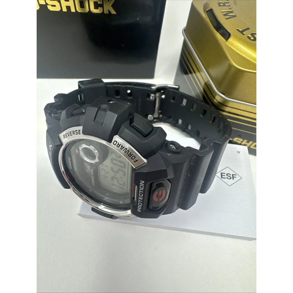 CASIO G-SHOCK 3285 Wristwatch G8900S Black w/ silver details NEW IN BOX papers